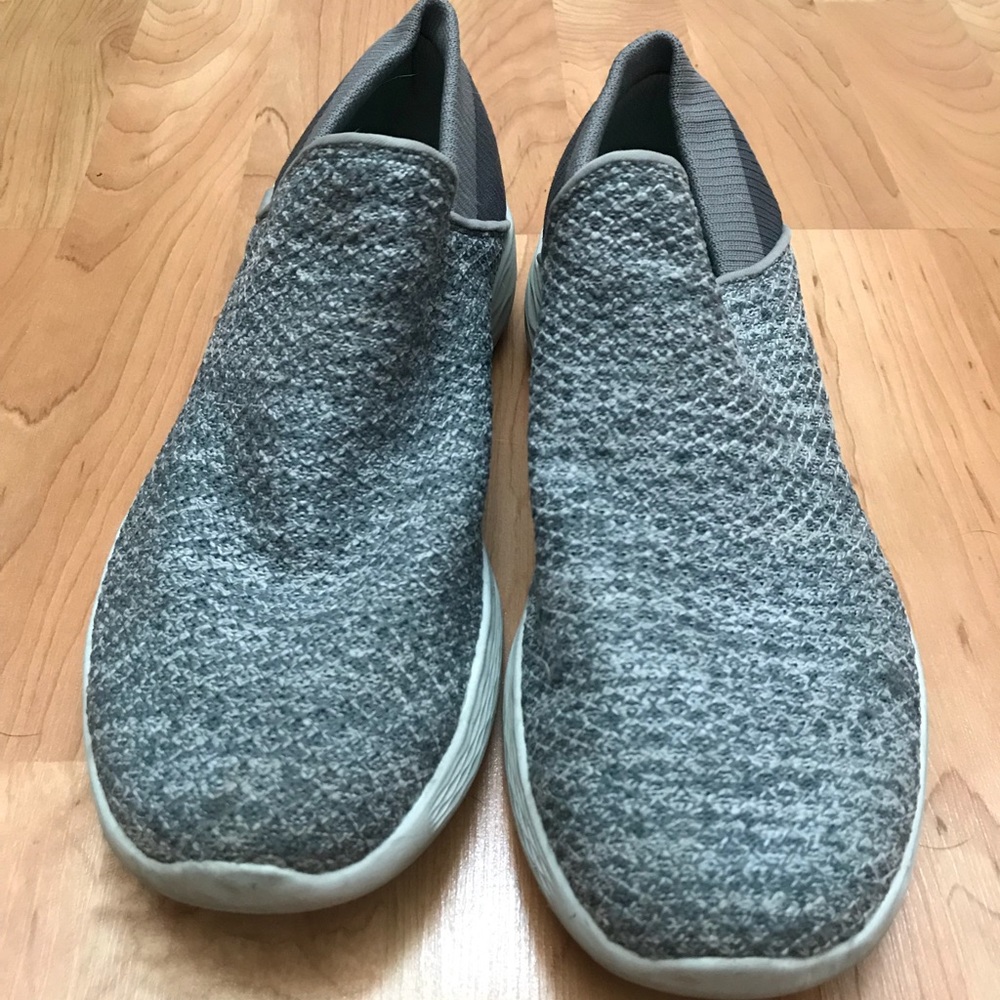 Sketchers Grey Slip on Sneakers